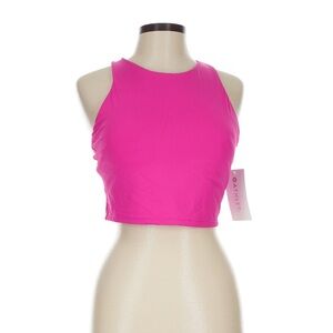 Athleta Hot Pink High Halter Crop Tank
